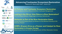 Key messages from the ECRR Webinar Advancing Freshwater Ecosystem Restoration