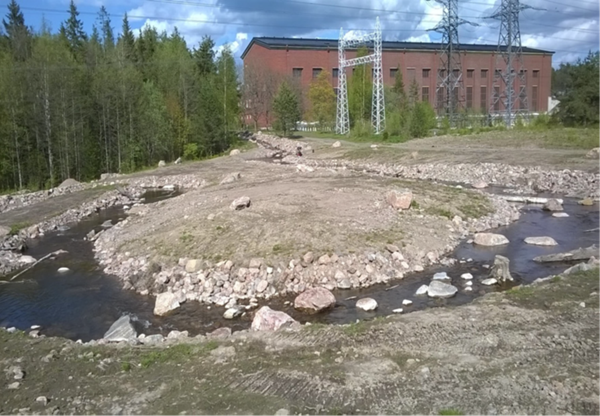 Performance of constructed fish spawning and rearing channels - development of Imatra City Brook in Finland