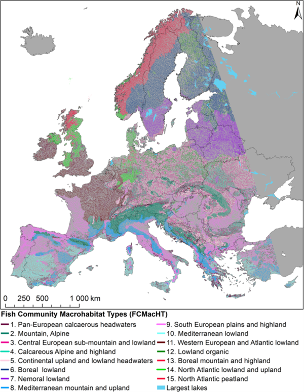 Over 200,000 kilometers of free-flowing river habitat in Europe is altered due to impoundments