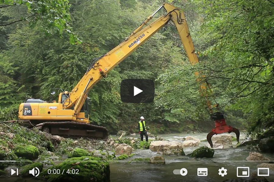 Restoration of ecological continuity in the Jur. Le cas du Grosdar. French version.