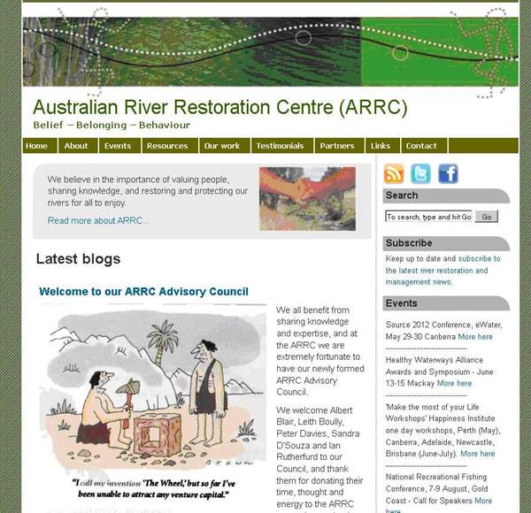 Australian River Restoration Centre (ARRC) publications available