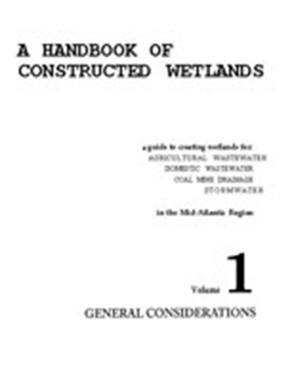 A Handbook of Constructed Wetlands Vol. 1